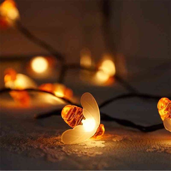 

new solar energy light string led little bee outdoor waterproof courtyard decorative lantern