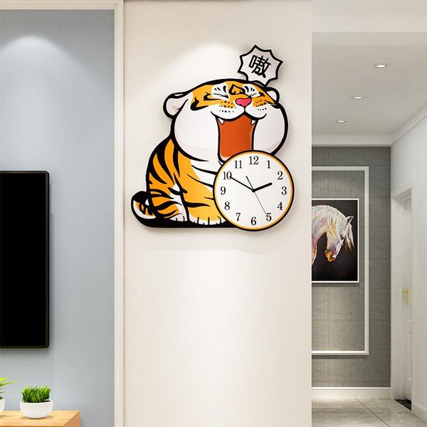 

art children aesthetic wall clock contemporary modern design living room luxury silen reloj pared home decor 50wc clocks