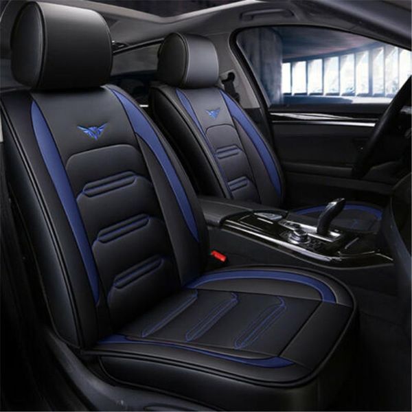 

car seat covers luxury leather auto cover set protector pad chair cushion universal fits for most sedan suv small truck