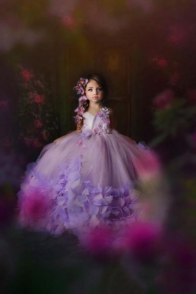 

o-neck hand made flower girls dresses kids formal wear birthday christmas girl pageant baby children party dress girl's, Red;yellow