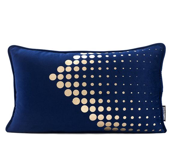 

luxury flannel gold stamping home seat decoration pillow case sofa bed car lumbar cover 30x50cm,2 piece packed cushion/decorative