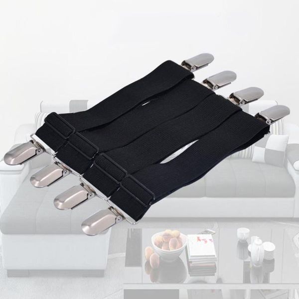 

clothing & wardrobe storage 4pcs/set elastic bed sheet grippers belt fastener clip holder mattress cover blanket fixing home textile organiz