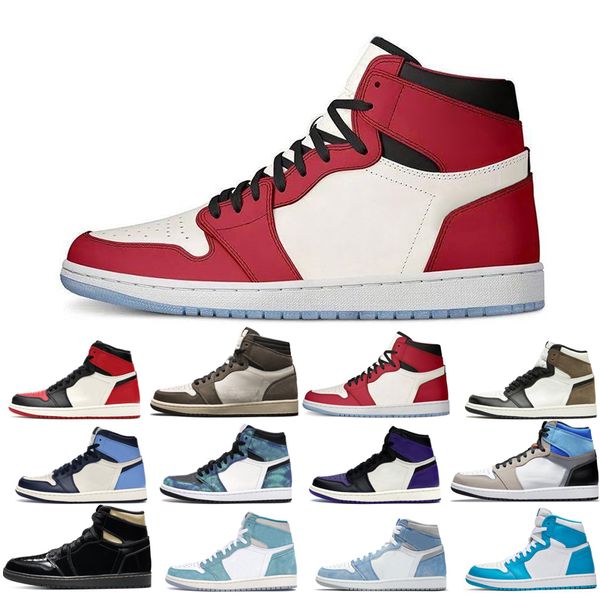 

2022 jumpman 1s basketball shoes men's turbo green unc dark mocha tie dye court purple bred toe cactus chicago obsidian shadow walking