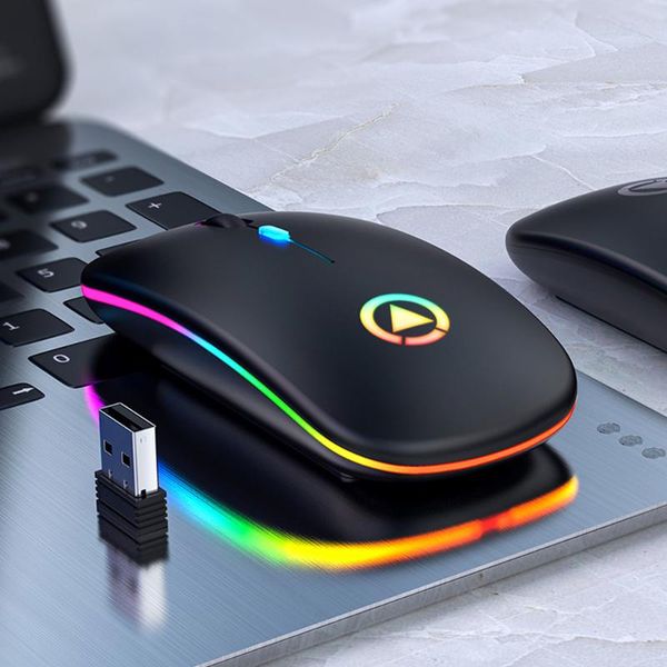 

silver eagle a2 wireless mouse silent and rechargeable computer mice