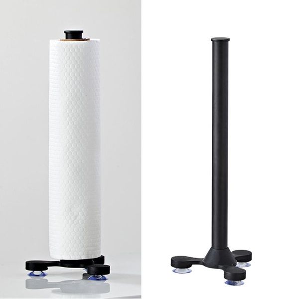 

toilet paper holders simple vertical suction cup towel holder creative movable kitchen living room cling film roll