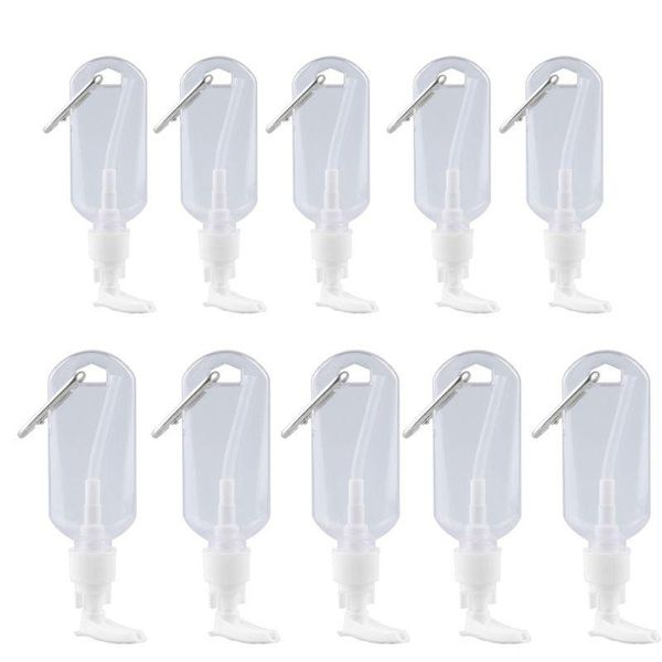 

storage bottles & jars 5pcs 30ml 50ml portable trigger sprayers refillable water spray bottle liquid containers hand sanitizer empty