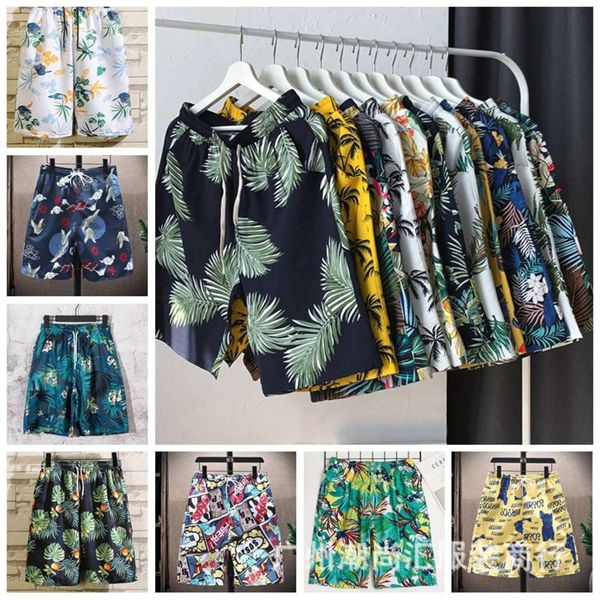

men's shorts summer fashion quick drying cotton men's beach pants, White;black