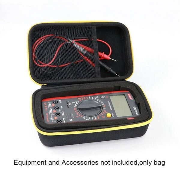 

hard storage waterproof shockproof carry bag with f117c/f17b multimeter digital mesh for protecting pocket o4i2 bags