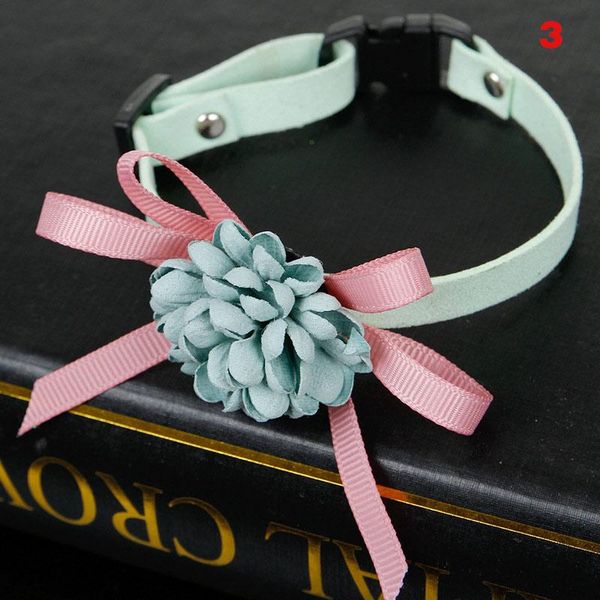 

cat collars & leads ly dog collar pet puppy flowers decoration necklace adjustable xsd88
