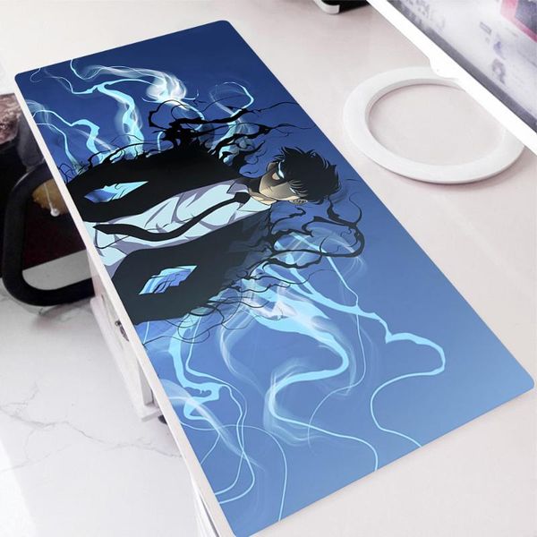 

mouse pads & wrist rests pad solo leveling 3d big mousepepad table pc non-slip speed gaming desk gamer computer mausepad carpet cute mat