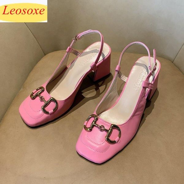 

dress shoes high heel sandals women 2022 spring and summer 5.5cm root baotou fashion womens pumps outdoor casual sandal, Black