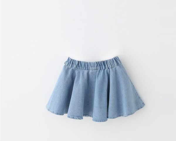 

skirts summer style lovely girls jeans tutu skirt pettiskirt kids denim princess dance wear party clothes, Blue