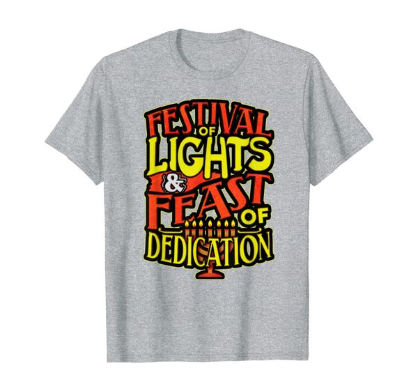 

fun jewish festival of lights and feast of dedication t-shirt, White;black