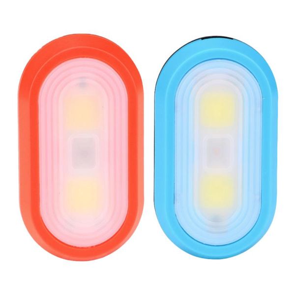 

2pcs led clip light outdoor running night (red, blue, without battery) bike lights