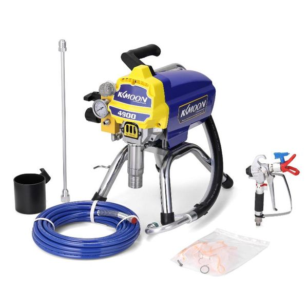 

professional spray guns ta-4900 plunger type paint sprayer gun high-pressure airless spraying machine airbrush internal-feed painting tool