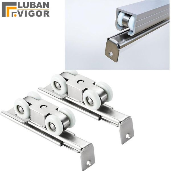

stainless steel hardware slide doors pulley,hanger roller,hanging rail wheels,high load-bearing,sliding door track other