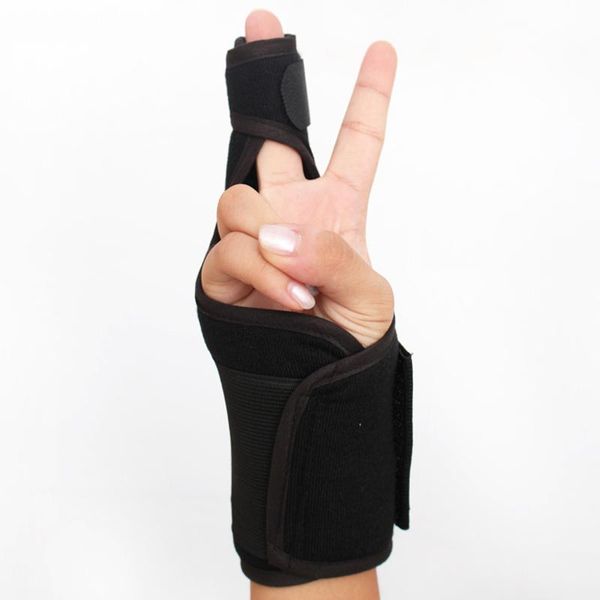 

wrist support supports by adjustable splints for sport - aerophilia, carpal tunnel, tendinitis left and right hand m, Black;red