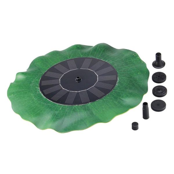 

imitation sun flower solar fountain garden birdbath watering pump for outdoor pool pond, garden, aquarium decorations
