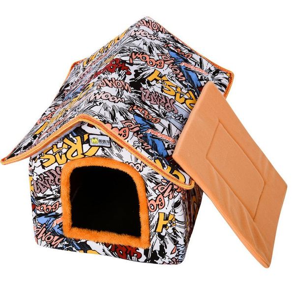 

cat beds & furniture nest kennel pet detachable and washable cat's house cattery dog small breathable
