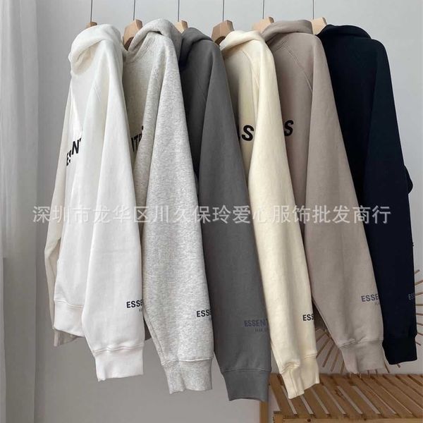 

six color bear of god fog double line hoodie, Black