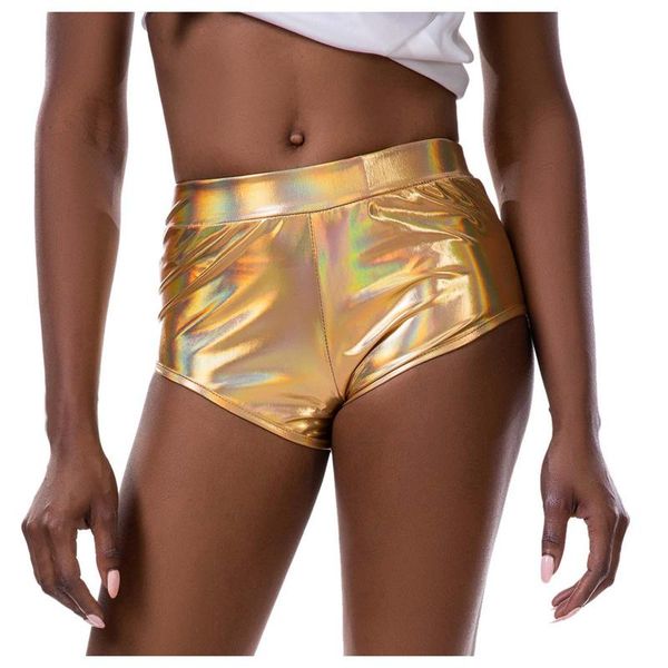 

women's panties womens latex underwear shorts clubwear crotch wet look faux leather high waist briefs, Black;pink