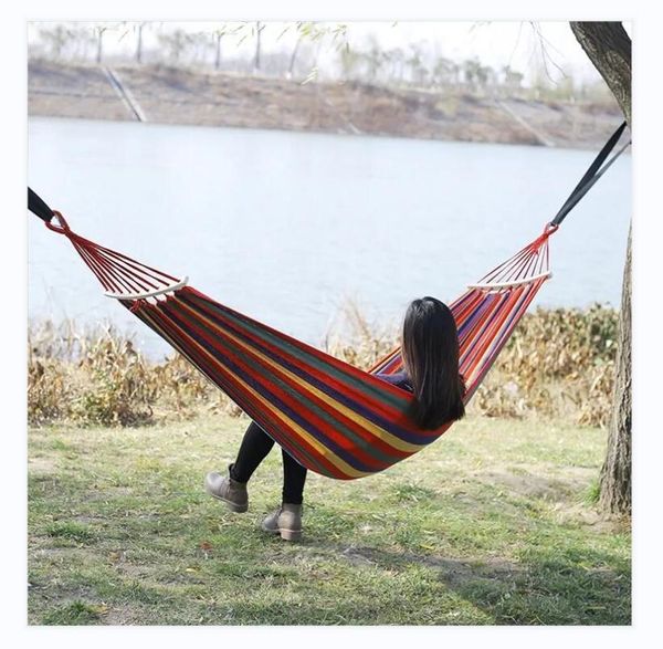 

outdoor pads thick canvas 1-2 people portable garden swing hammock dormitory camping 200*100 200*80cm hanging chair