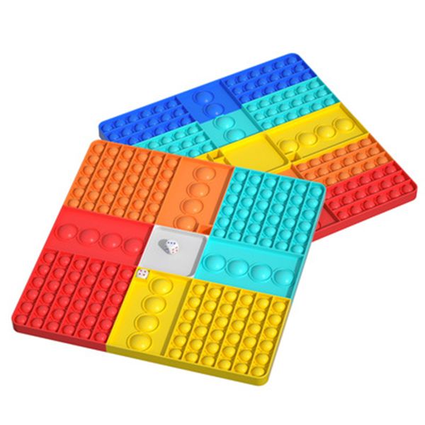 

decompression fidget toy reliver stress party gifts rainbow silicone push it bubble antistress sensory kids office school squeeze board game