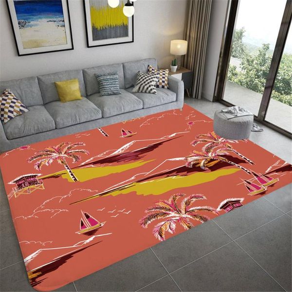 

carpets tropische planten zomer stijl tapijt carpet home rug decoration salon for living room bedroom