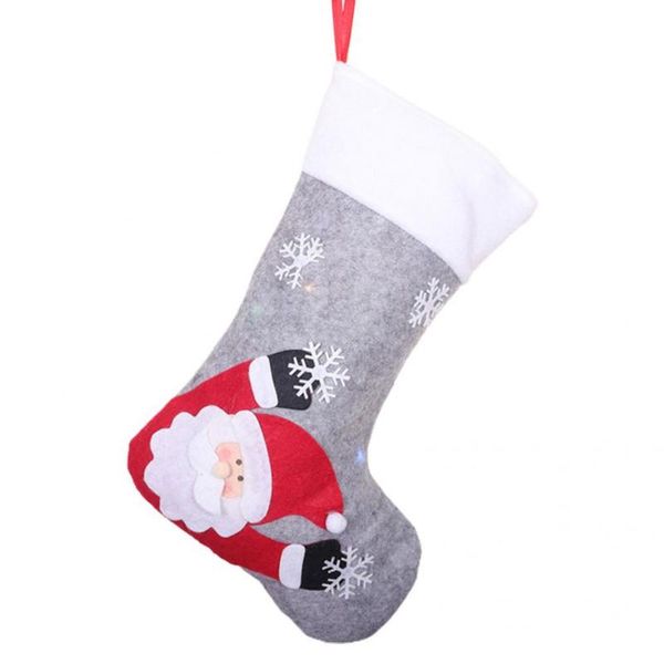 

christmas decorations elk cute santa claus xmas candy socks stocking large opening for