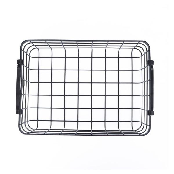 

iron wire storage basket container stand organizer for cosmetics clothes baskets