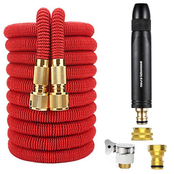 

the magic hose pipe high-pressure car wash adjustable spray flexible home garden watering cleaning water gun equipments