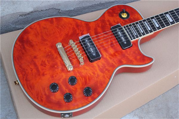 

electric guitar, delivery, support customization 6 strings red guitarra