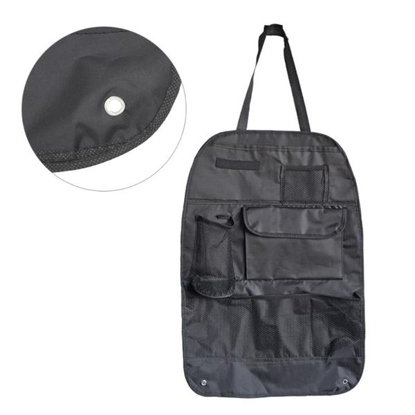 

car organizer car-styling seat bag storage multi pocket back accessories (black)