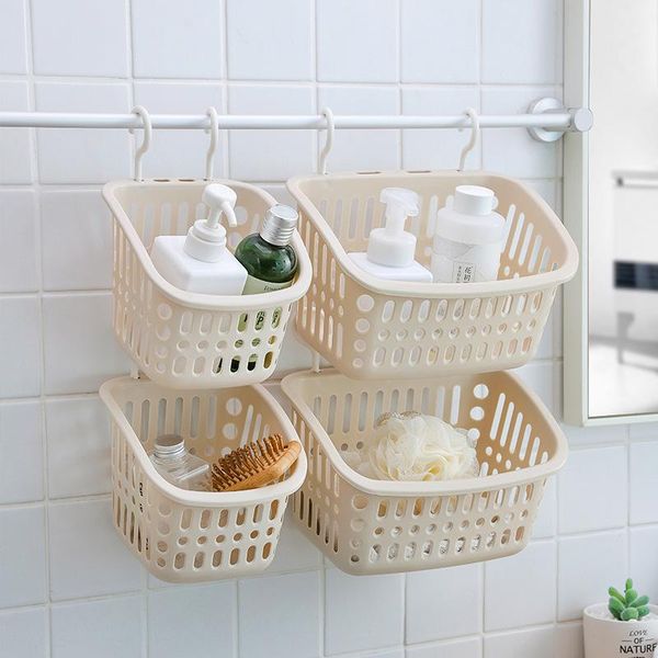 

storage baskets hanging basket bathroom toilet plastic wall