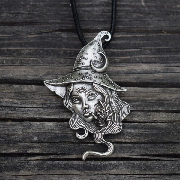 

chains 12pcs witch woman necklace sun and moon jewelry, Silver