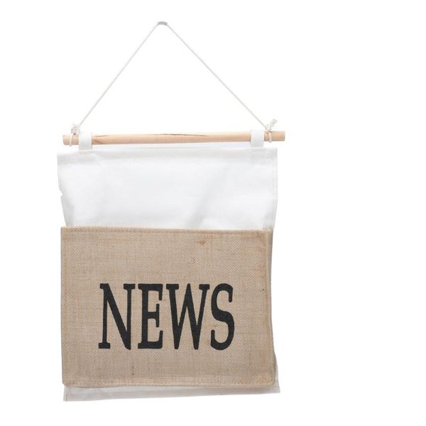 

storage bags 1pc wall-mounted bag rack magazine pouch (yellow)