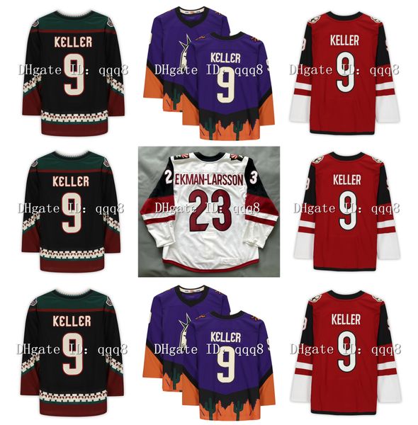 

clayton keller hockey jersey coyotes phil kessel jakob chychrun nick schmaltz shayne gostisbehere travis boyd lawson crouse nick ritchie bar, Black;red