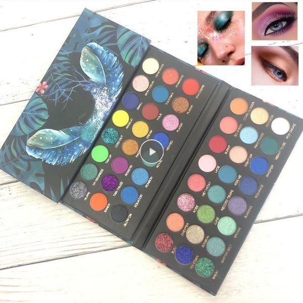 

96 colors matte glitter eyeshadow palette eye makeup waterproof mineral powder shimmer shadow cosmetics pigment tslm1