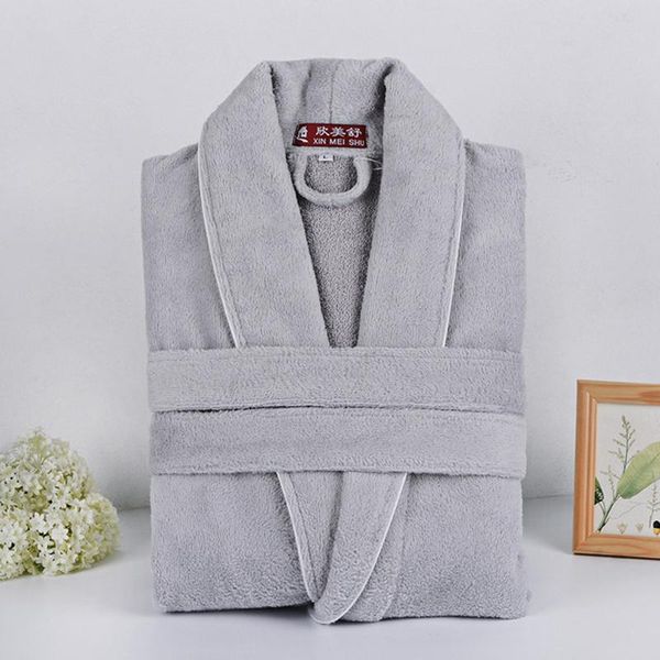 

women's sleepwear gowns winter thinkening robes lovers cotton toweling terry robe men women warm bathrobe soft sleeprobe casual homewe, Black;red