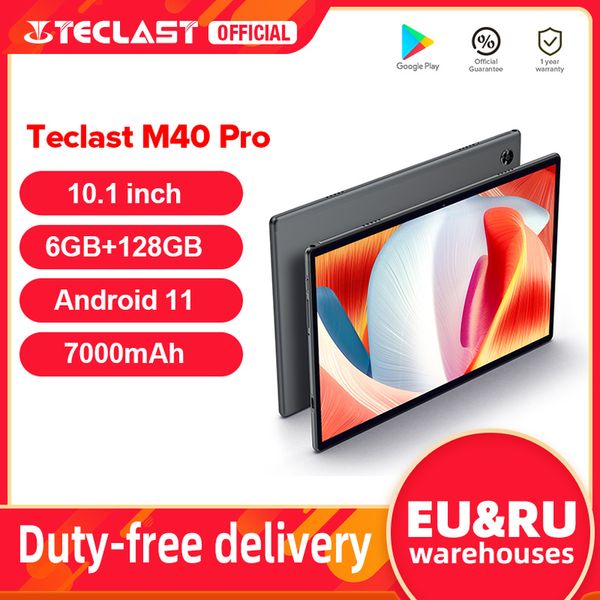

teclast m40 pro 10.1'' tablet 1920x1200 6gb ram 128gb rom unisoc t618 octa core android 11 4g network dual wifi
