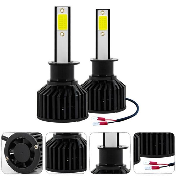

working light 1 pair h1 led bulb car work headlight waterproof