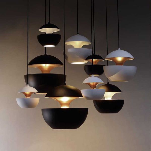 

pendant lamps nordic modern creative chandelier living room dining bar light designer apple