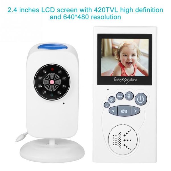 

2.4inches 420tvl 640 * 480 wireless digital video baby monitor babysitter intercom camera monitors
