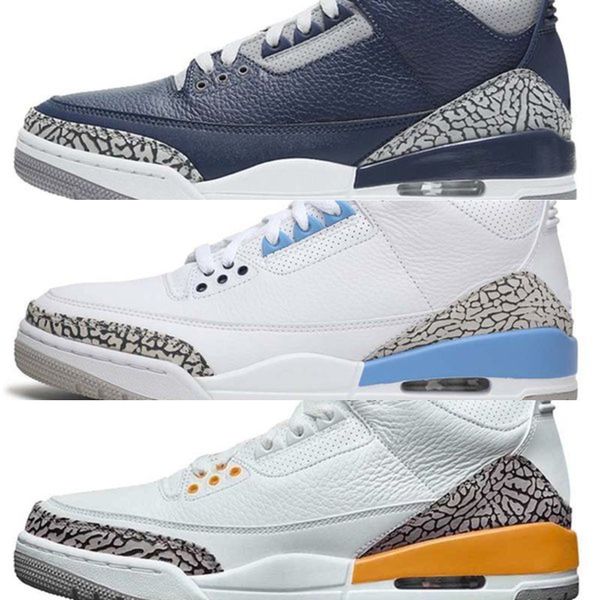 

jumpman 3 mens basketball shoes 3s katrina georgetown retro unc laser orange cool grey jth nrg black red cement trainerso1w6
