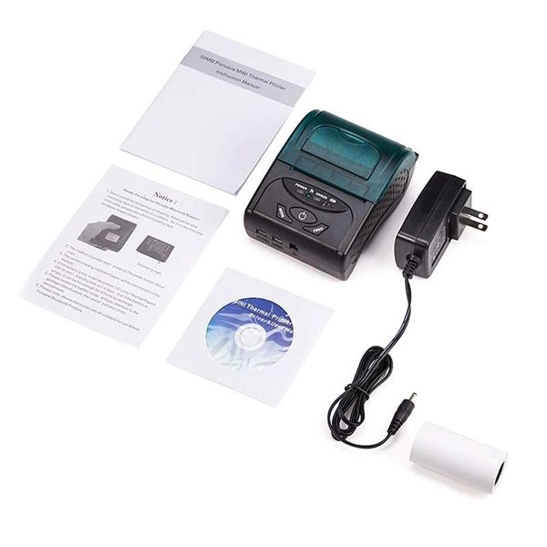 

-bluetooth printer,58mm mini thermal printer, receipt printer for pc android esc/ print commands set eu plug printers