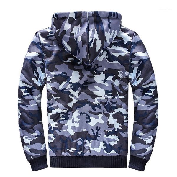 

men's hoodies & sweatshirts camouflage autumn winter men tracksuit thick army coats fleece hooded jackets 5xl sa689, Black