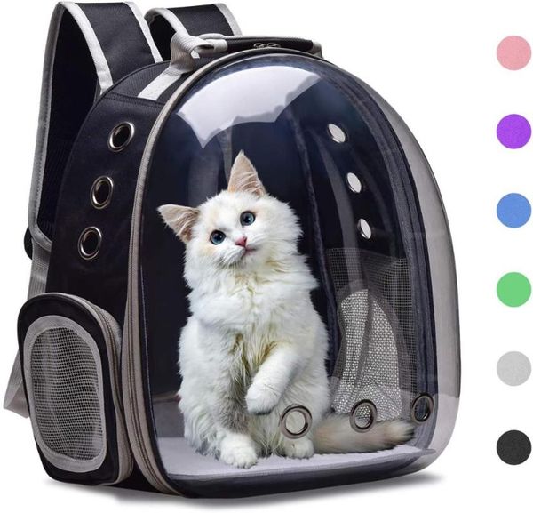 

cat carriers,crates & houses carrier bag cage transport backpack travel pet portable breathable dog transparent bags for
