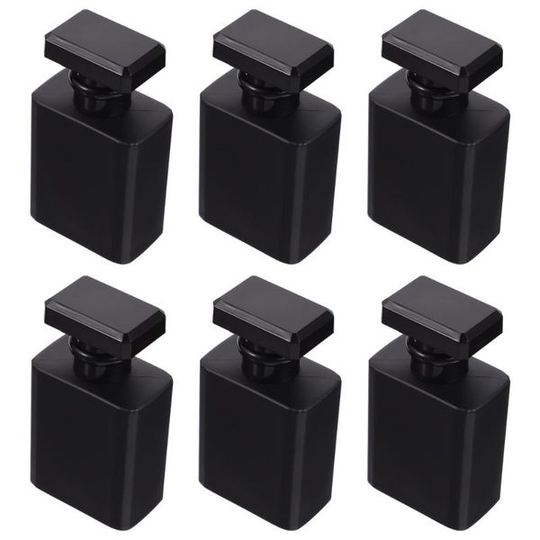 

storage bottles & jars 6pcs 50ml glass empty perfume atomizers spray refillable
