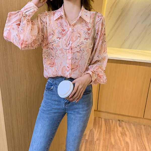

women's blouses & shirts women blouse summer sunscreen lantern sleeve chiffon shirt female, White