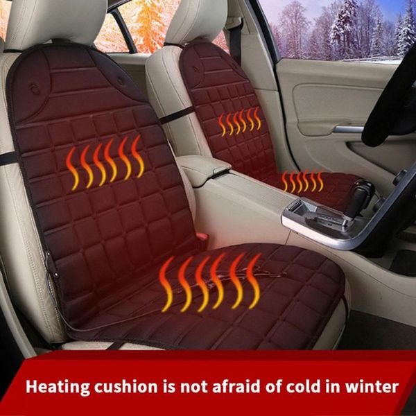 

car seat covers winter heating cushion dc12v universal heated pad 2 gears adjustable warm breathable for accessory